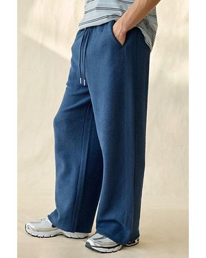 Standard Cloth Postgame Stripe Sweatpants - Blue
