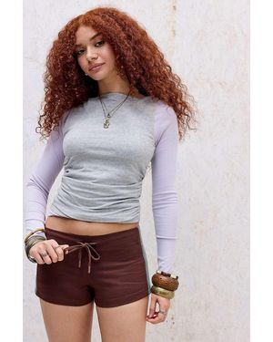 iets frans... Ellis Mini Shorts - Brown