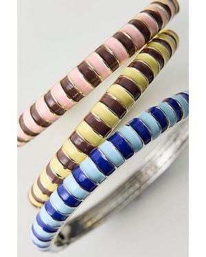 Urban Outfitters Jane Enameled Bangle Bracelet - Blue