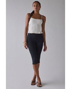 Silence + Noise Good Luck Peplum Cami - White