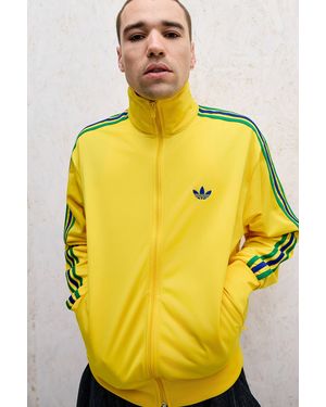 adidas Originals Yellow 3-stripes Track Top