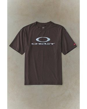 Oakley Retro X-Metal Logo Graphic Tee - Gray