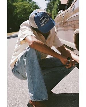 American Needle Ford Parts & Service Trucker Hat - Blue