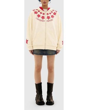 AELFRIC EDEN Eden Star Zip Up Hoodie - Orange
