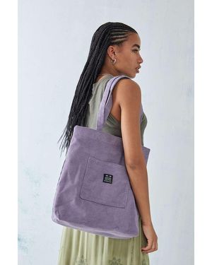 Urban Outfitters Uo - tragetasche aus cord mit taschen - Lila