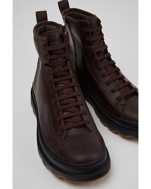 Camper Brutus+ Nubuck Mid Boot - Black