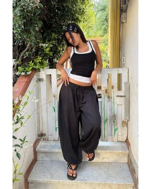 Out From Under Black Xl Balloon Trousers