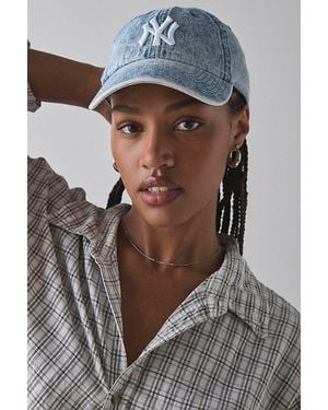 Mitchell & Ness Mlb New York Yankees Washed Dad Hat - Gray