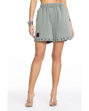 Miss Me Aubrie Sweatshorts - Blue