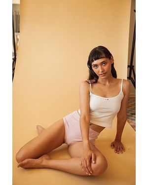 RAT BOI Scoop Back Lace Trim Cami - Orange