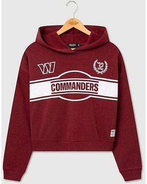 Junk Food Nfl Oversized Crop Hoodie - Red
