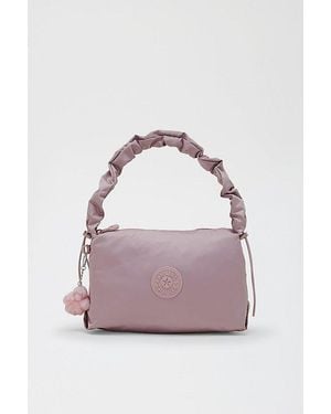 Kipling Eleni Smooth Satin Shoulder Bag - Pink