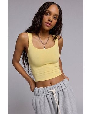 BDG Ribbed Square Neck Tank Top - Multicolor