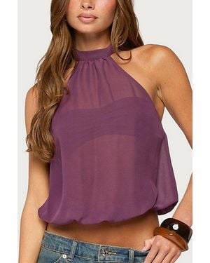 Edikted Sheer Built - Purple