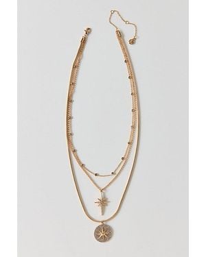 BaubleBar Lyra Celestial Layered Necklace - White