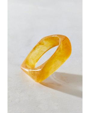 Urban Outfitters Iris Acrylic Chunky Bangle Bracelet - Green