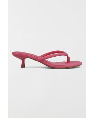 MIA Mia Farren Kitten Heel Thong Sandal - Pink