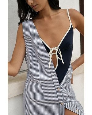 Onia Soleil One Piece Swimsuit - Grey