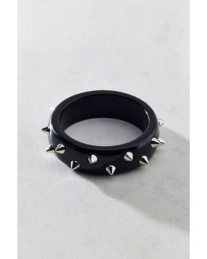 Urban Outfitters Edgy Studded Bangle Bracelet - Blue