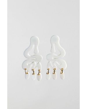 Sigfus Designs Neoma Earrings - White