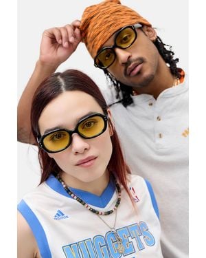 Urban Outfitters Uo Oslo Sunglasses - Blue