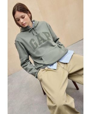 Gap Green Heritage Hoodie Xs At Urban Outfitters - Multicolour
