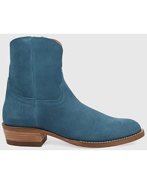 Dingo Night Shift Leather Boot - Blue