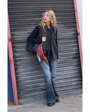 Kimchi Blue Annabel Wool Pea Coat Jacket - Black