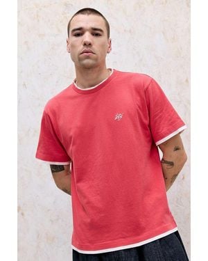 iets frans... Double Layer T-shirt - Red
