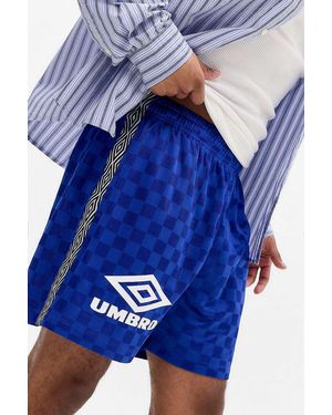 Umbro Uo Exclusive Blue Checkerboard Shorts