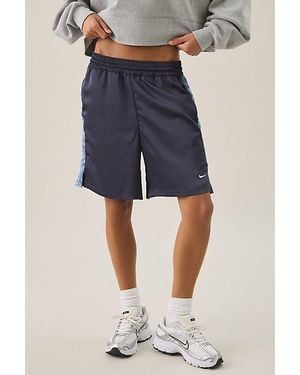 Nike Sportswear Chill Lace Trim Woven Shorts Pant - Blue