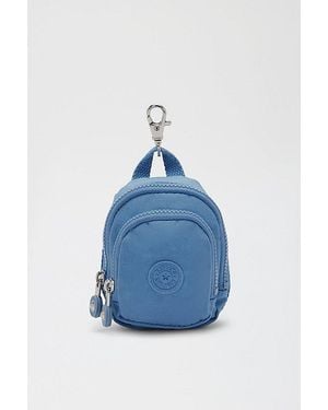 Kipling Seoul Mini Backpack Keychain - Blue