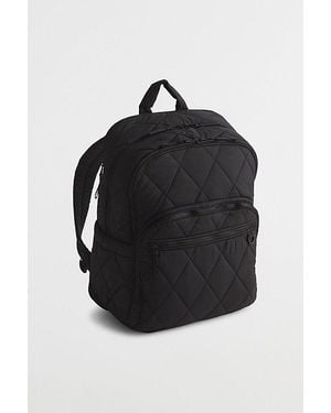 Vera Bradley Quilted Nylon Large Bancroft Backpack - Black