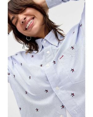 Tommy Hilfiger Embroidered Shirt - Grey