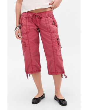 BDG Cleo Capri Trousers - Red