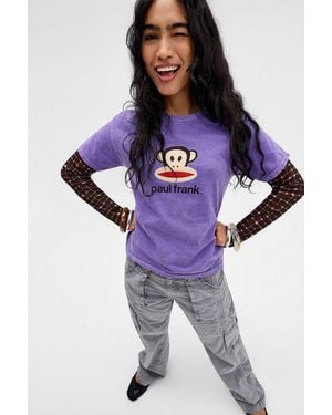 Urban Outfitters Uo Paul Frank Relaxed T-shirt - Purple