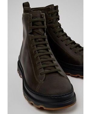Camper Brutus+ Nubuck Mid Boot - Black