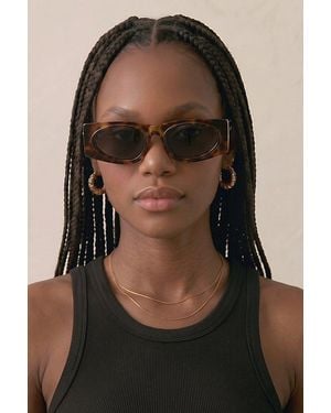 Fifth & Ninth Fifth & Ninth Monaco Rectangle Polarized Sunglasses - Black