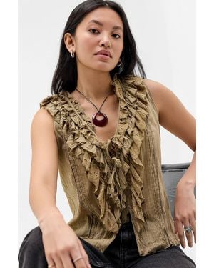 Silence + Noise Silence + Noise Red Round Cord Pendant Necklace - Brown