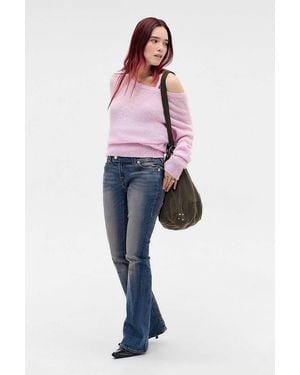 TRUE RELIGION Joey Big T Low Rise Flare Jeans - Multicolour