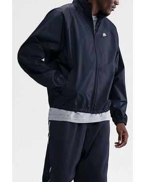 Nike Tech Woven Dri-Fit Full Zip Windrunner Jacket - Blue