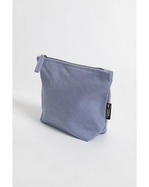 Terra Thread Organic Cotton Canvas Zippered Pouch - Blue