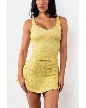 Vitaly Cloud Ii V Tank Top - Yellow