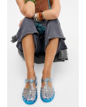 Juju Blue Riley Fisherman Jelly Shoes