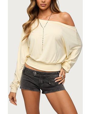 Edikted Caisynne Off Shoulder Top - Black