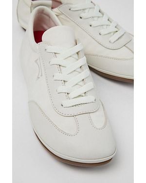Camper Right Nina Textile And Leather Sneakers - White