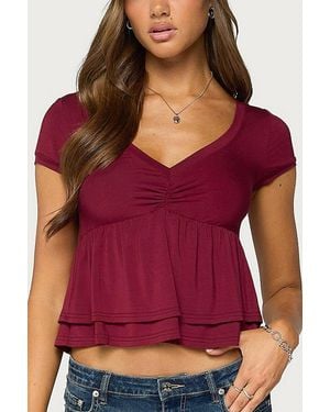 Edikted Fontene Layered Babydoll Top