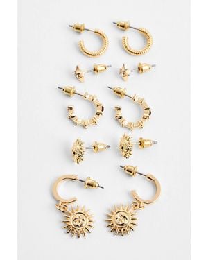 Silence + Noise Silence + Noise Sun Stacking Earrings 5-pack - White