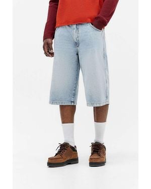 BDG Neo Skate Bleach Shorts - Blue