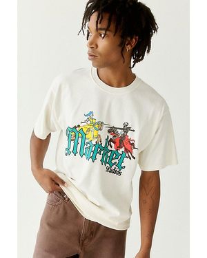 Market Studios Jousting Duel Graphic Tee - White